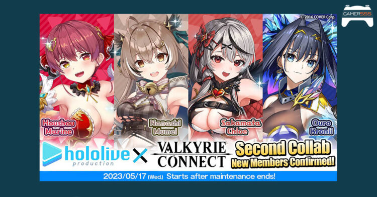 Valkyrie Connect เผยรายชื่อ Hololive Vtuber ที่มาร่วมใน 2nd Collab
