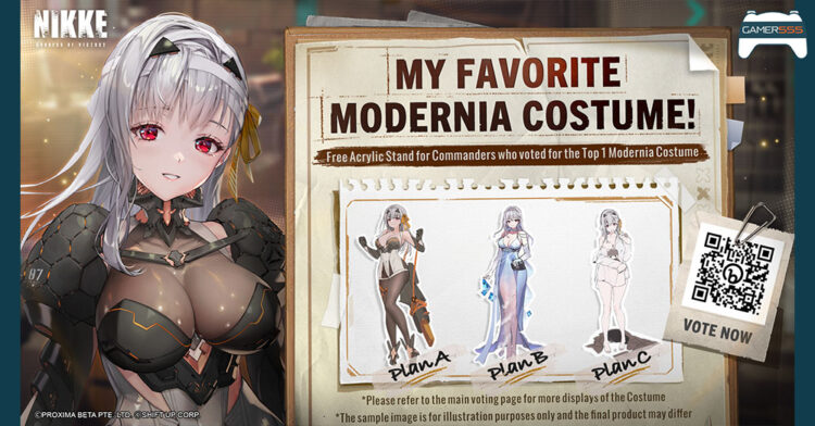 เหล่าผู้บัญชาการ NIKKE รวมตัว โหวตชุดใหม่ให้ Modernia