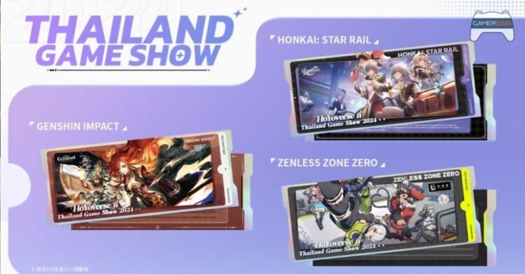 HoYoverse x Thailand Game Show 2024 ประกาศรายละเอียดบูธ พร้อมกิจกรรมของสาวก Honkai Impact 3