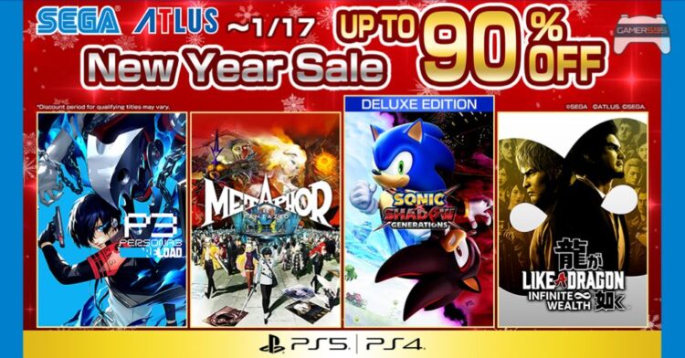 SEGA จัดโปร New Year Sale ลดราคาเกมสูงสุด 90% บน PlayStation Store